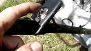 How To Wire a ONOFF toggle switch on a Lawn mower [upl. by Edurtreg]