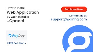 Install CodeCanyon Web Application in Cpanel  Domain  Payday Installation  Envato  GainHQ [upl. by Anoblav111]