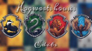 Harry Potter Hogwarts houses edits✨ [upl. by Armalda504]