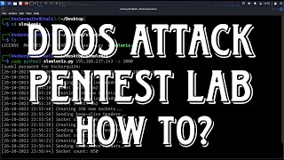 How DOS Attack Works Pentesting Set Up Tutorial [upl. by Thurmond]