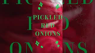 Quick amp easy pickled red onions picklerecipe [upl. by Mall]