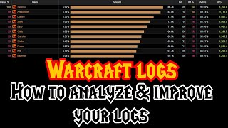 Warcraft logs  How to use analyze and improve your performance [upl. by Hemingway]