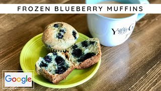 Blueberry Muffins with Frozen Berries  RecipesTested [upl. by Collin461]