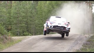 WRC Neste Rally Finland 2019 Max Attack Big Jumps amp Show [upl. by Katherine]