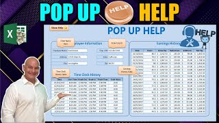 How To Show Help Pop On Click and Mouse Hover in Microsoft Excel [upl. by Yeloc208]