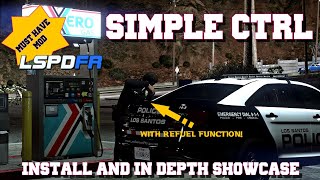 Simple CTRL  Install and Showcase  MUST HAVE MOD  LSPDFR [upl. by Anole702]