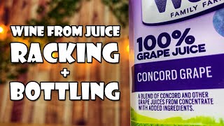 Wine from Grape Juice Part 2  Racking and Bottling Explained [upl. by Decamp377]