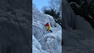 Ice climbing in Argentière ChamonixMontBlanc [upl. by Micco]