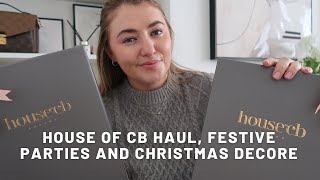 HOUSE OF CB HAUL FESTIVE PARTIES AND CHRISTMAS DECORE  PetiteElliee Vlogs [upl. by Seagrave418]