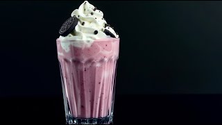 How to Make the Worlds Most Famous Pink Oreo Milkshake – Easy 1Minute Recipe [upl. by Ydnar10]