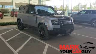 2022 Land Rover Defender 110 P400 XEiger Grey exterior with Satin Protective FlimMark Your Car Guy [upl. by Dollar]