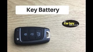 Hyundai i30 Accent 2018 Key Battery HOW TO Change [upl. by Adnyl]