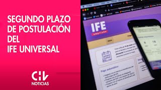 Desde el 21 de junio Anuncian segundo período para postular al IFE Universal [upl. by Mayberry]