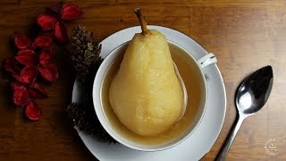 Easy and Simple Poached Pears Recipe  The Sweetest Journey [upl. by Weisbart]