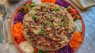 Amaze Your Guests With Maklube  Maqluba  Festive Upside Down Meat amp Rice Dish [upl. by Orion]