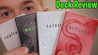 ALL FOUR Daniel Madison Hellions Saints Martyrs Confessions Series deck review  Ellusionist [upl. by Atok]