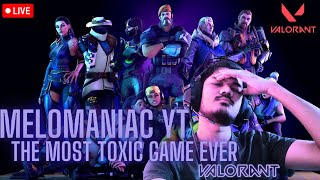 138 🔴LIVE  LETS RANK PUSH VALO  Facecam  Live  MELOMANIAC  PANDA [upl. by Notnroht372]