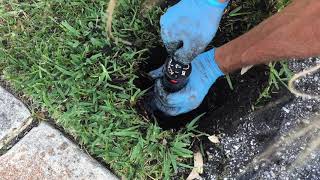 How to remove install and adjust a K2 Pro Sprinkler Head [upl. by Inad819]