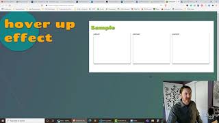 Create a Hover Up Effect with CSS Box Shadow and Transition [upl. by Ecikram517]