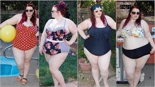 Plus Size Swimwear amp Bikini Lookbook  Body Confidence Swimsuits from Torrid ModCloth amp Target [upl. by Vary]