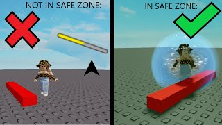 How to make a Safe Zone On Roblox Studio [upl. by Ailaroc346]