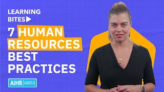 7 Human Resources Best Practices [upl. by Theodoric]