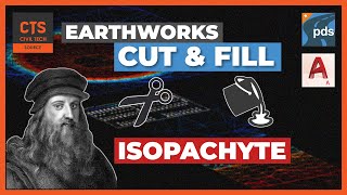 Earthworks Cut amp Fill Isopachytes  Setting up your PDS and AutoCAD templates and save time [upl. by Bartley]