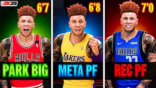 THE TOP 3 POWER FORWARD BUILDS IN NBA 2K25 [upl. by Otaner823]