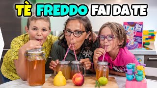 TÈ FREDDO FATTO IN CASA Ricetta Pesca e Limone e Gioco in Famiglia GBR [upl. by Jablon]