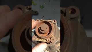 Replace water pump on 8N tractor [upl. by Kilroy]