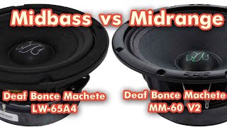 Midrange Versus MidBass Sound Demo [upl. by Asaert]