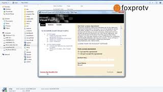 Cara Install Microsoft Visual FoxPro 90 [upl. by Arnelle321]