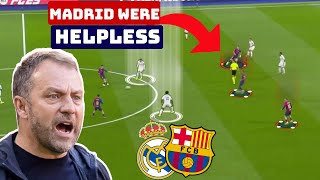 Flicks Barcelona Just HUMILIATED Real Madrid  Tactical Analysis [upl. by Annawik545]