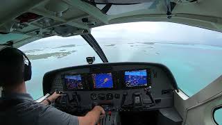 Landing after the rain Staniel Cay Bahamas MYESTYM [upl. by Uon]