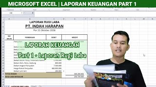 Cara Membuat Laporan Laba Rugi di Excel [upl. by Ednargel]