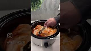 Crockpot Creamy Chicken Pasta recipe [upl. by Ahsien]