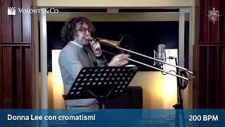 Donna Lee  Trombone solo con cromatismi dal libro quotIMPROVE [upl. by Aved]