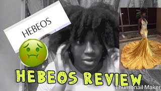 WATCH BEFORE ORDERING FROM HEBEOS  HEBEOS PROM REVIEW [upl. by Anieral692]