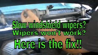 Chevy Silverado GMC Sierra windshield wiper fix [upl. by Eahsram296]