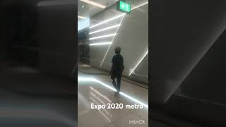 Expo 2020 Metro expo2020dubai travel dubai dubailife [upl. by Meek]