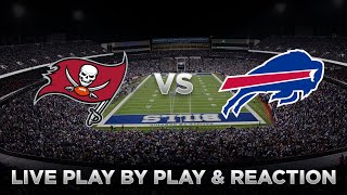 Buccaneers vs Bills Live Play by Play amp Reaction [upl. by Tyne]