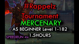 Rappelz Mercenary Speedrun Level 1182 Fast Leveling Guide 🚀 [upl. by Yrffej]