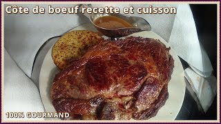 Recette de côte de boeuf [upl. by Ahtram]