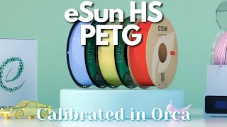 eSun HS PETG Filament Review amp Orca Slicer Calibration [upl. by Okim]