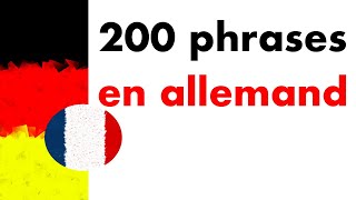 Apprendre 200 phrases utiles en allemand [upl. by Barbie]