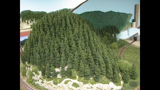 Pine Tree Scenery scratch build Tutorial [upl. by Namlak]