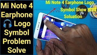 Mi Redmi Note 4 Earphone Headphone logo Symbol Show Problem Solve Jumper 🎧🎧 [upl. by Basil]