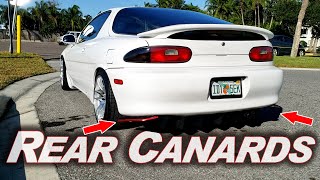 Rear Bumper Lip Canard Install  Mazda Mx3  All Motor Project [upl. by Oyam231]