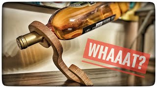 DIY Balancing Wine Bottle Holder  A way to say thanks [upl. by Anitsyrc]