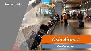 The World Of Vanderlande Oslo Airport Gardermoen  Process video [upl. by Nodnyl]